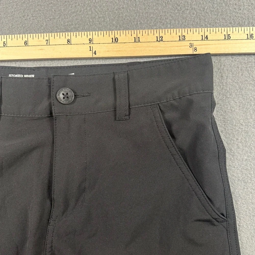 Vans Vanphibian Hybrid Board Shorts Black Boys Size 16 Stretch Quick Dry Swim